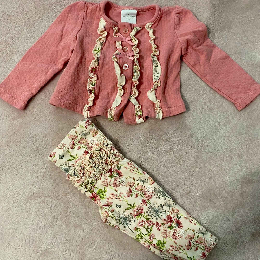 NWOT Baby Girl Floral Outfit